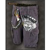 Rockabilly streetwear cargo short
